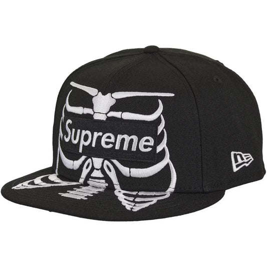 Supreme Bones Box Logo New Era 59Fifty Cap Black