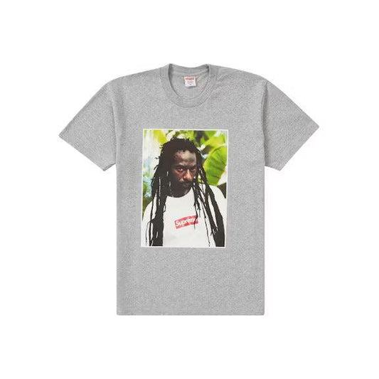 Supreme Buju Banton Tee Heather Grey