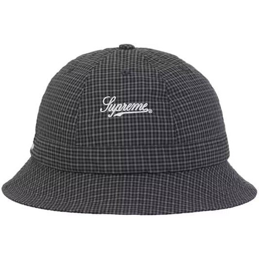 Supreme Cordura Plaid Bell Hat Black