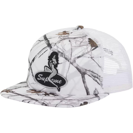 Supreme Pinup Mesh Back 5-Panel White Camo