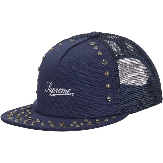 Supreme b.b. Simon Studded Mesh Back 5-Panel Navy