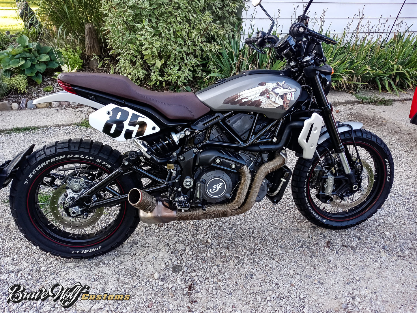 CLEARANCE-The Brown Wolf-Universal Tank Decals