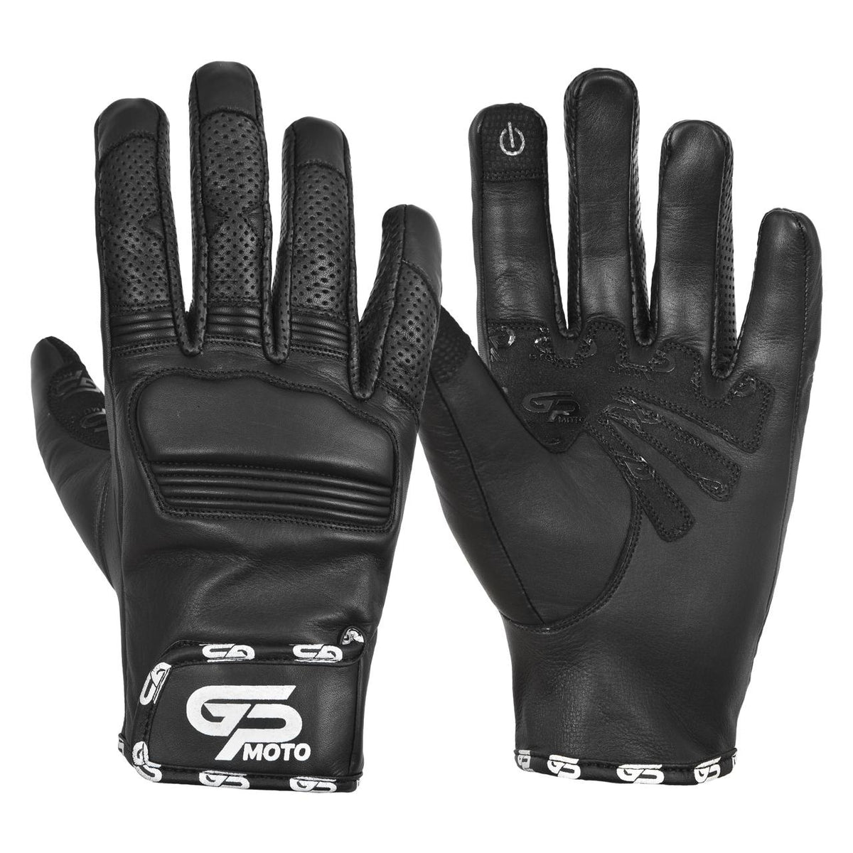 Velocity Short Motorbike Leather Gloves