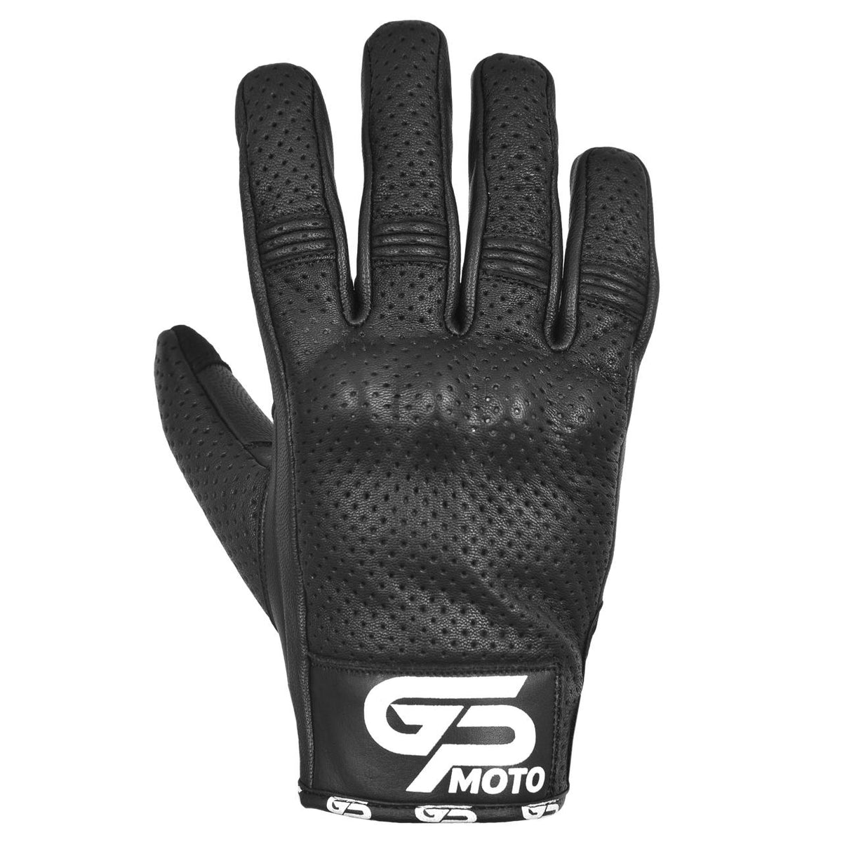 Air Flow Short Motorbike Gloves Leather (Hidden Knuckle)