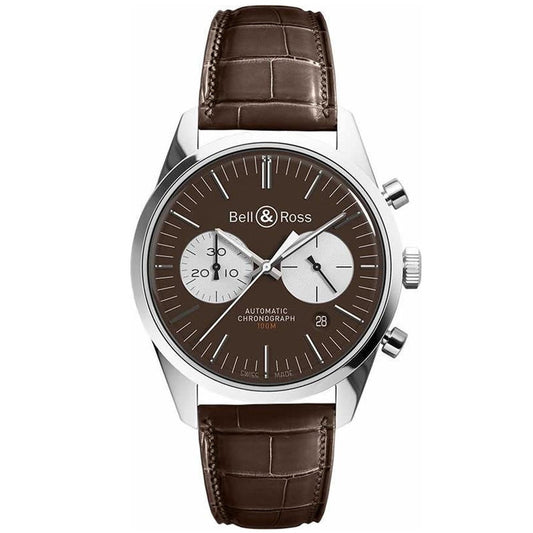 Bell & Ross Men's Officer Brown