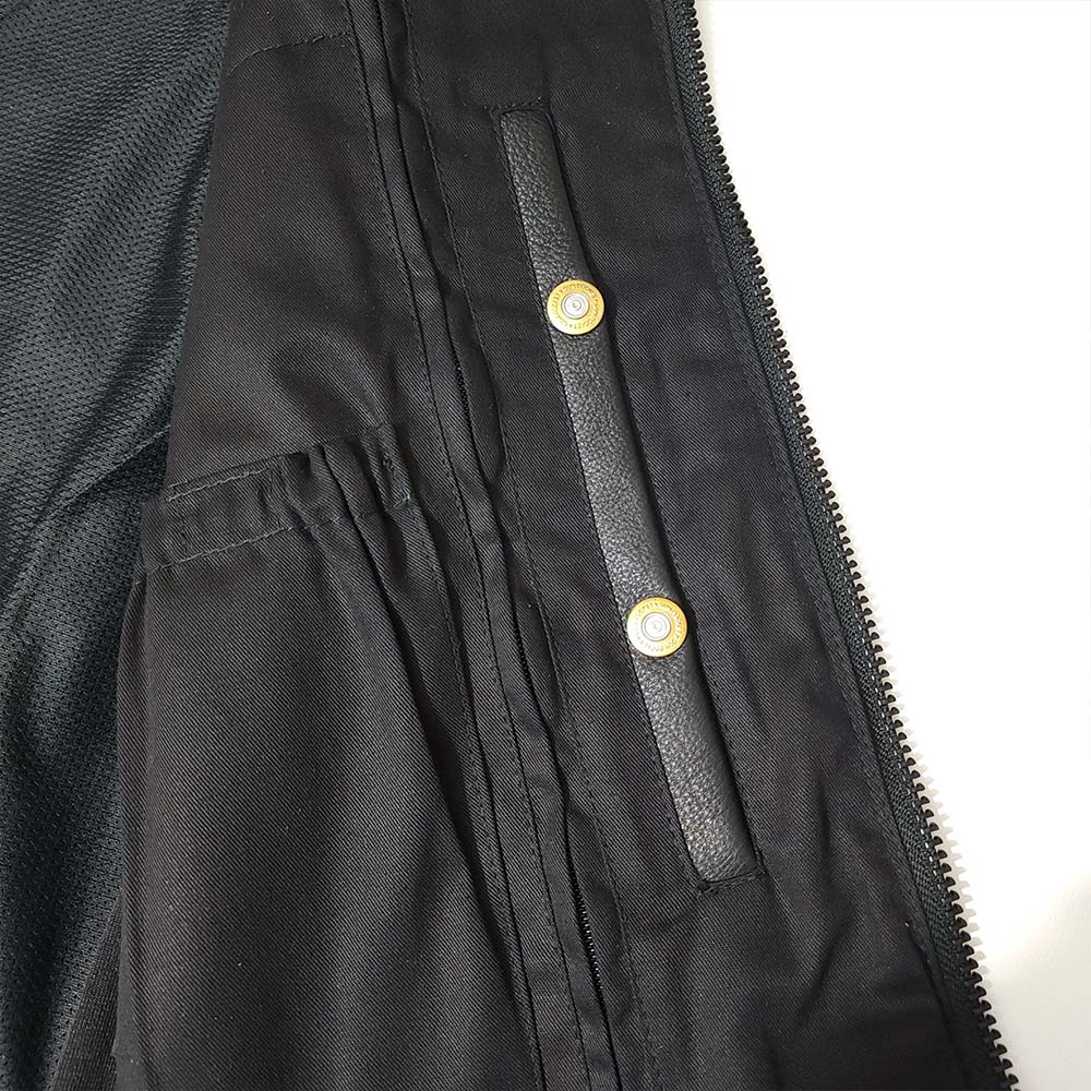 545 Proper Cut Club Vest with Full Side Zippers