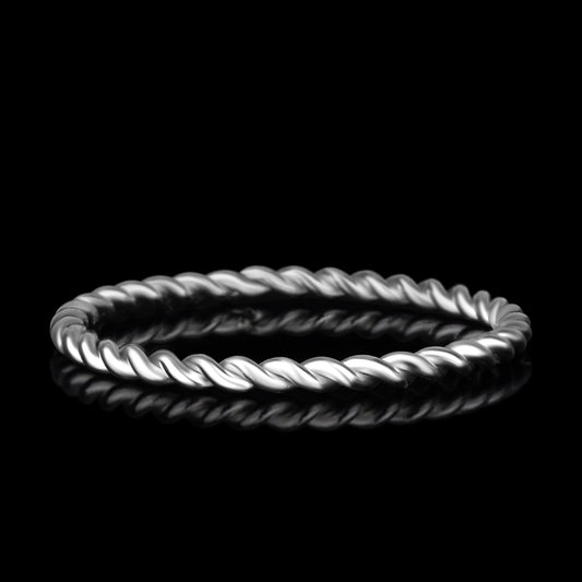 Women's Braided Stacking Ring