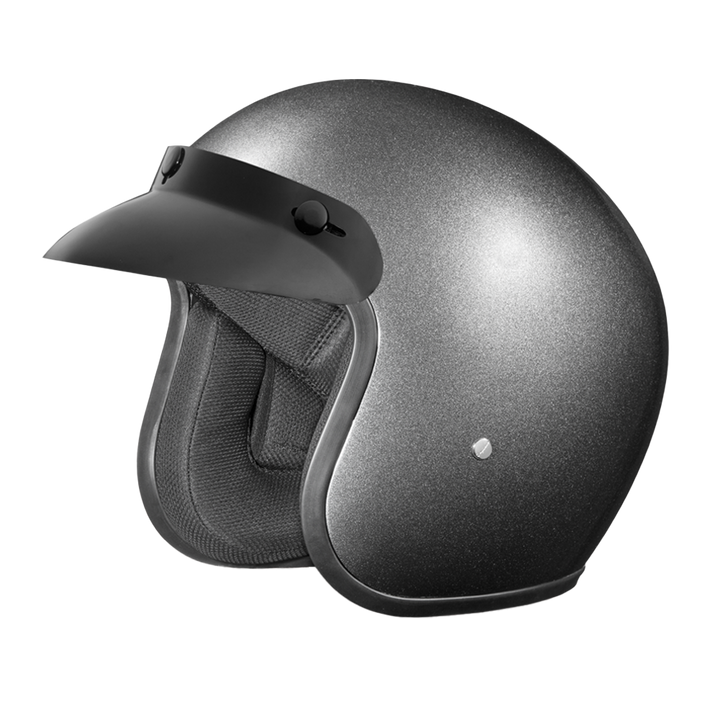 Retro DOT 3/4 Shell Daytona Motorcycle Helmet