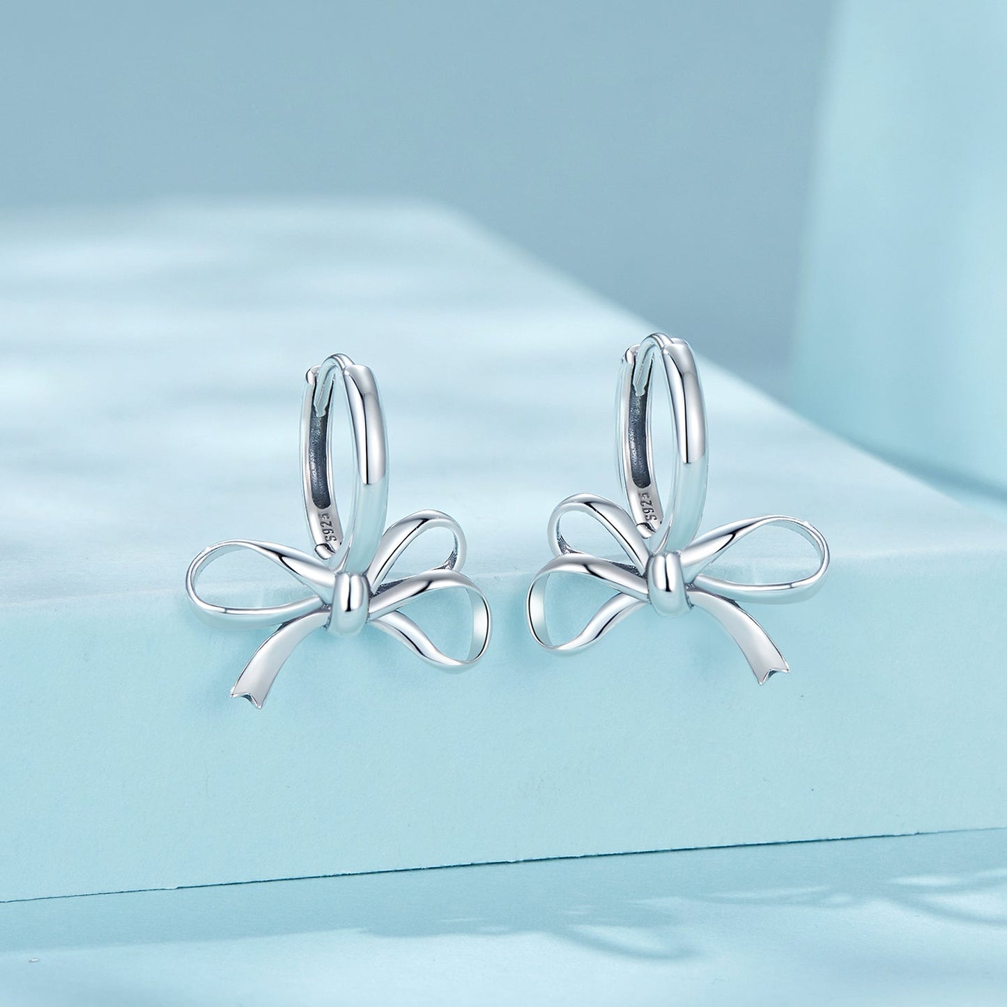 925 Sterling Silver Earrings 20x18mm with Oxidized Finish for Women