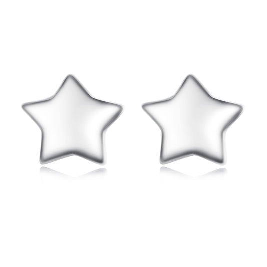 S925 Sterling Silver Earrings with Plated Platinum Finish for Women