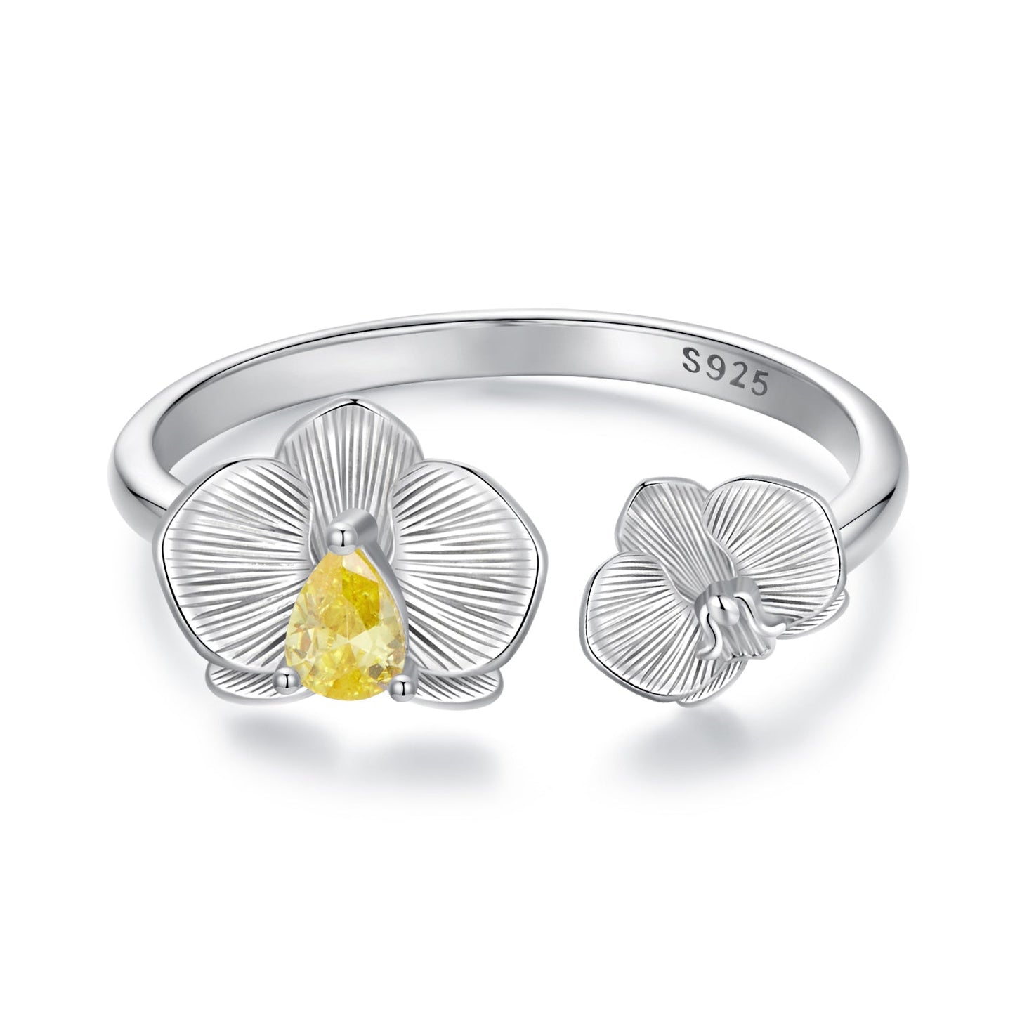 925 Sterling Silver 0.17cm Pavé Setting CZ Ring