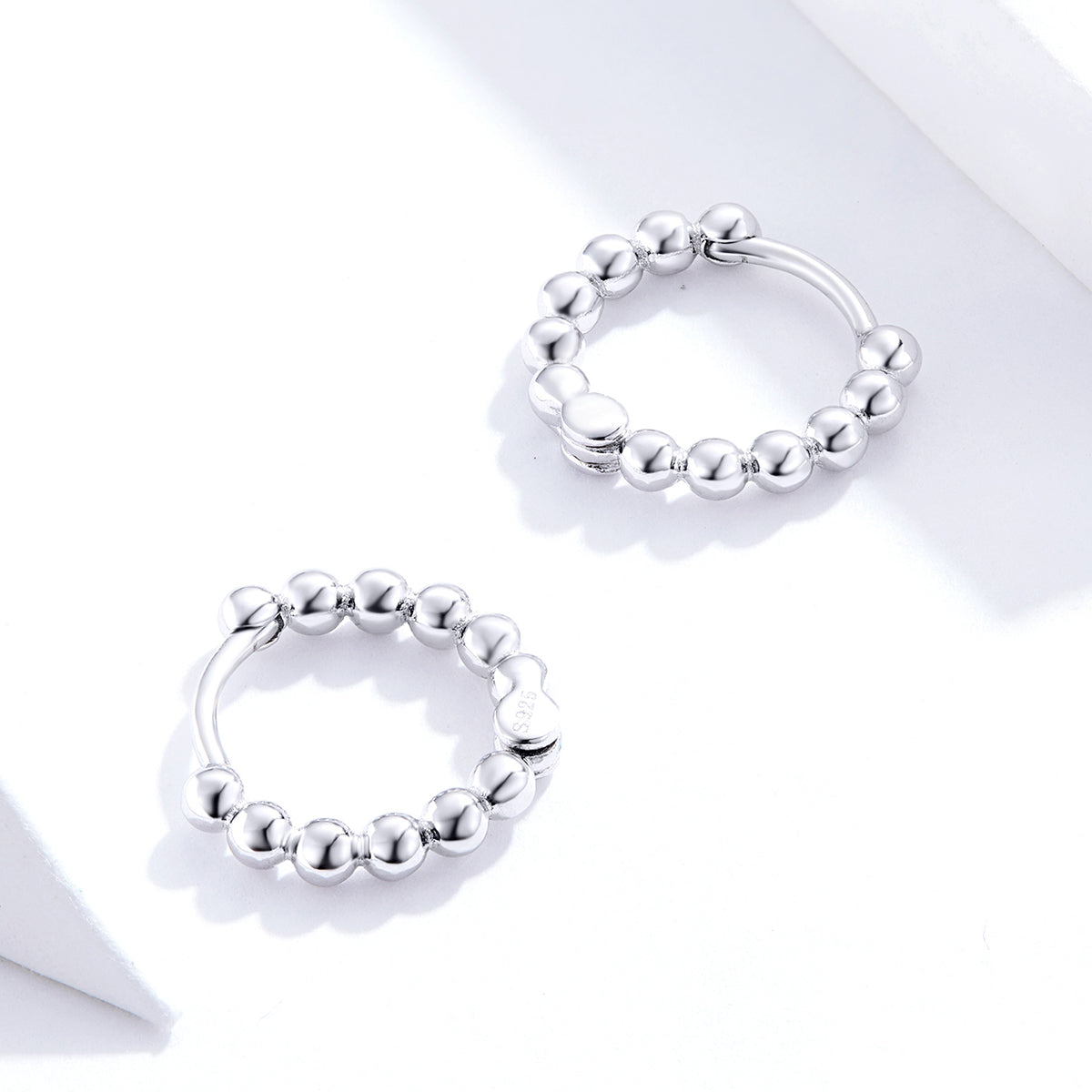 925 Sterling Silver Plated Platinum Earrings for Women