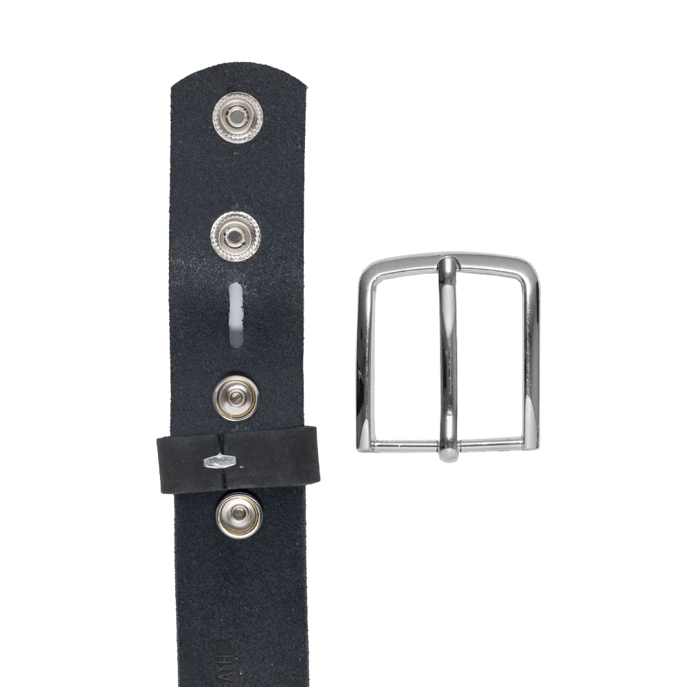 Gunmetal Nubuck Belt