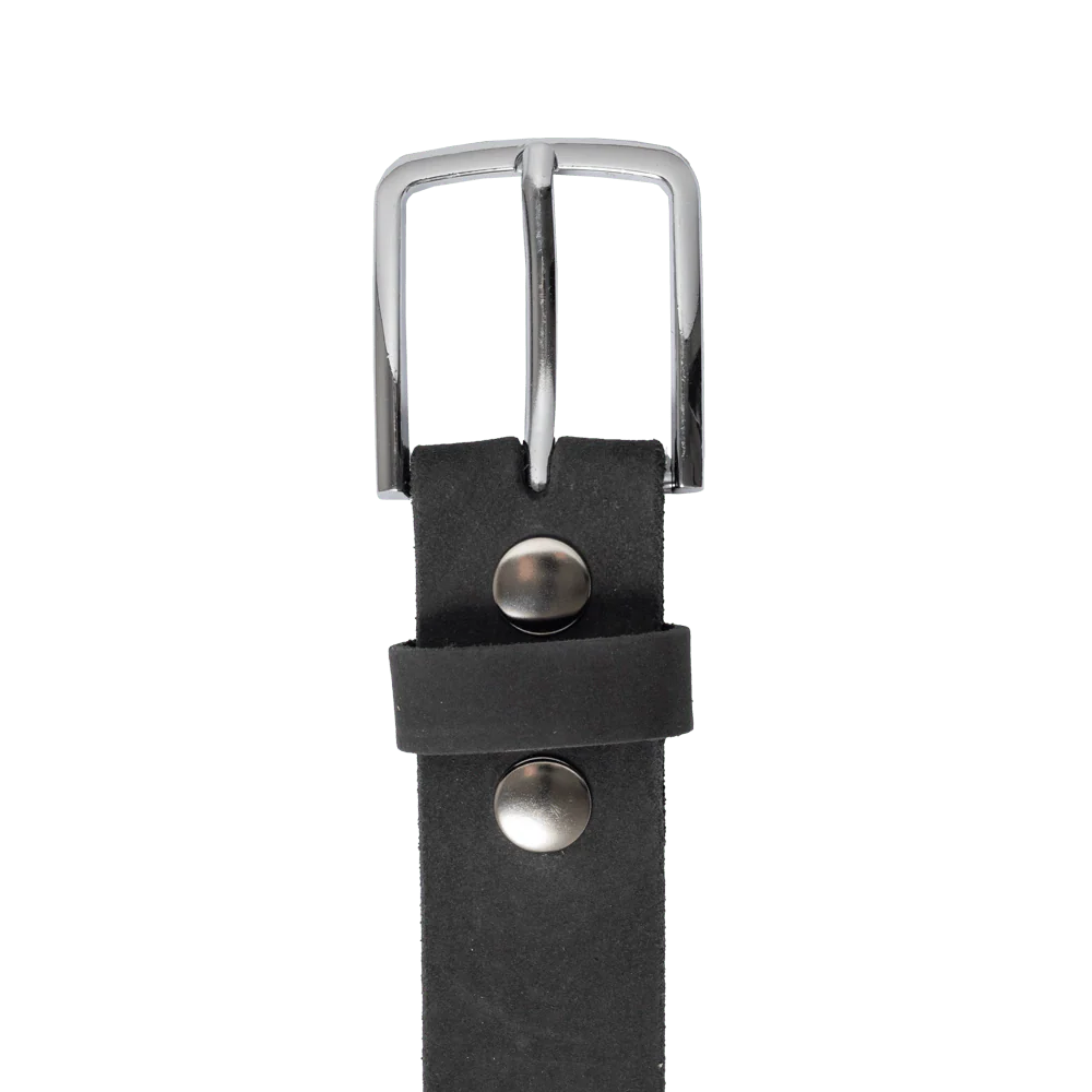 Gunmetal Nubuck Belt