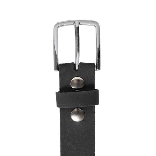 Gunmetal Nubuck Belt