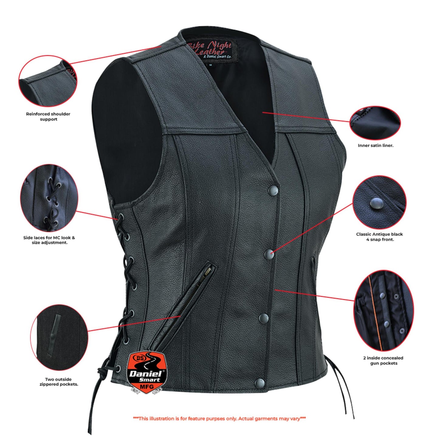 DS203 Her Miles Single Panel Concealment Vest