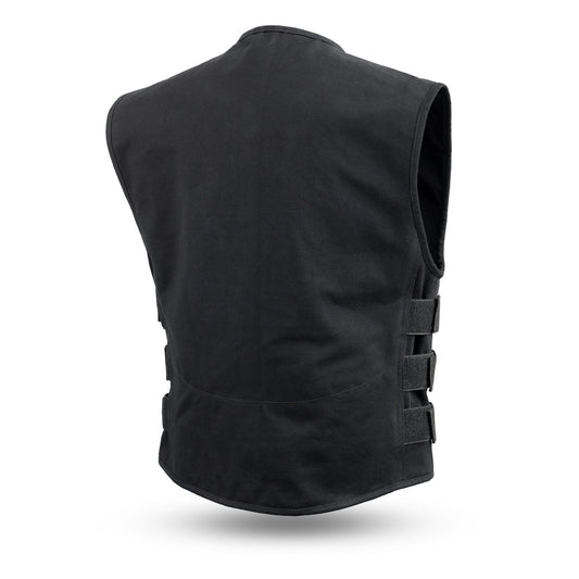 Knox - Men's Motorcycle Swat Style 20oz. Canvas Vest