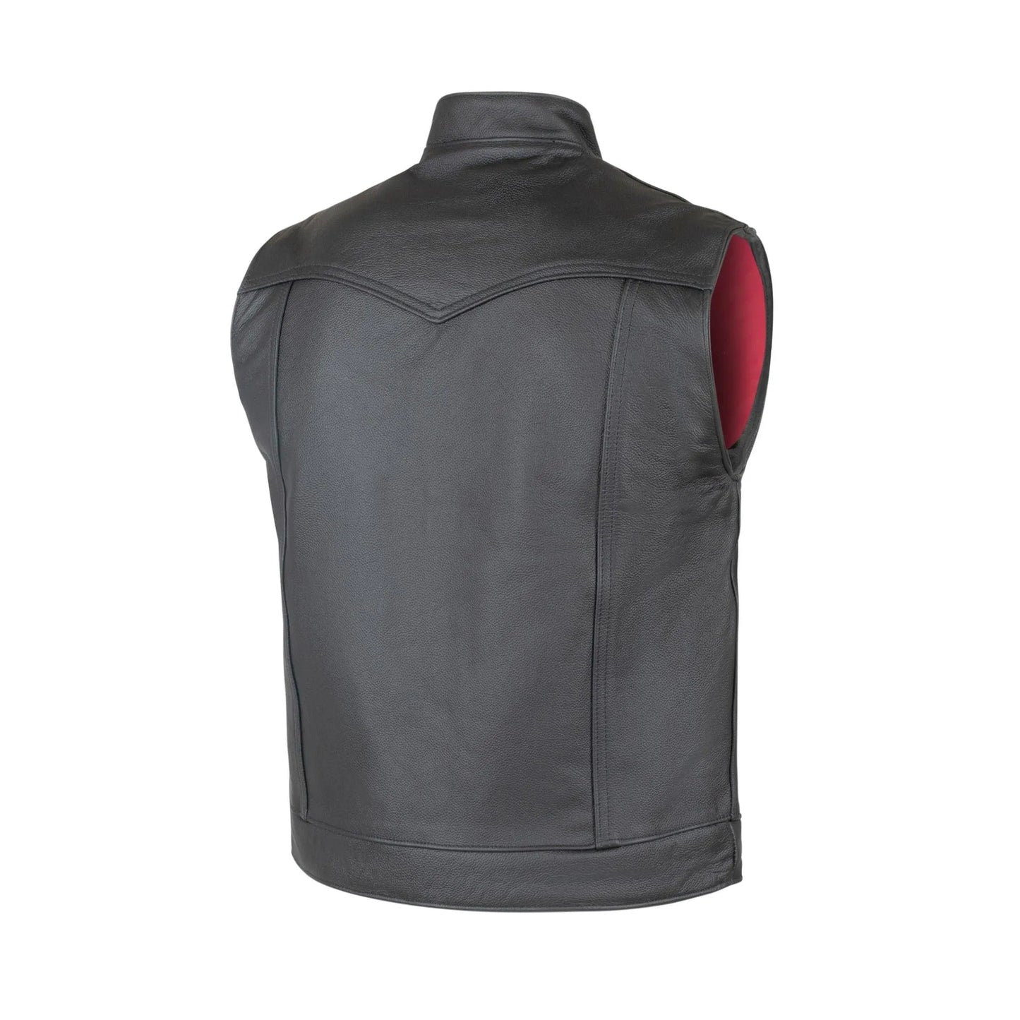 Legendary Reaper Club Style Men's Leather Motorcycle Vest