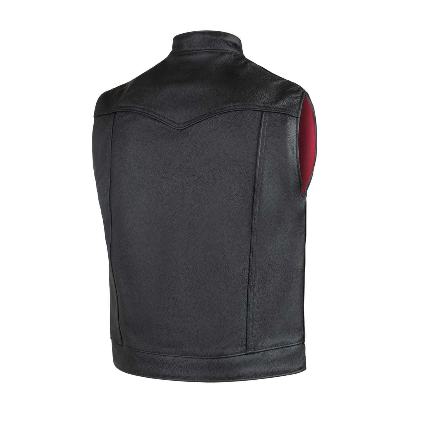 Legendary Reaper Club Style Men's Leather Motorcycle Vest