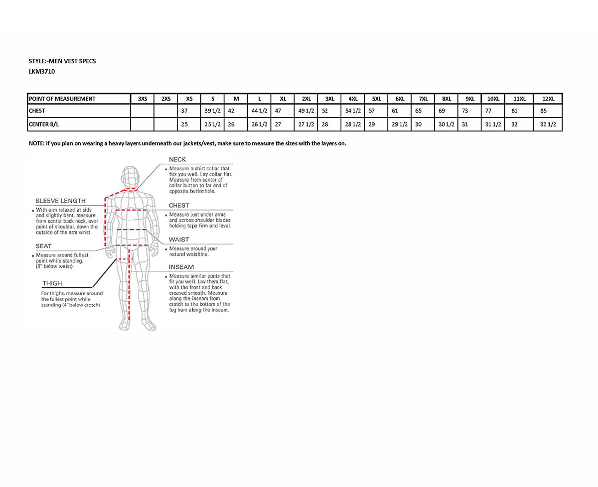 Milwaukee Leather LKM3710 Men's Black Leather Club Style Motorcycle Rider Vest w/ Zipper and Snap Button Closure