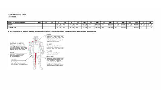 Milwaukee Leather MDM3000 Men's 'Brute' Concealed Snap Black Denim Club Style Vest w/ Hidden Zipper