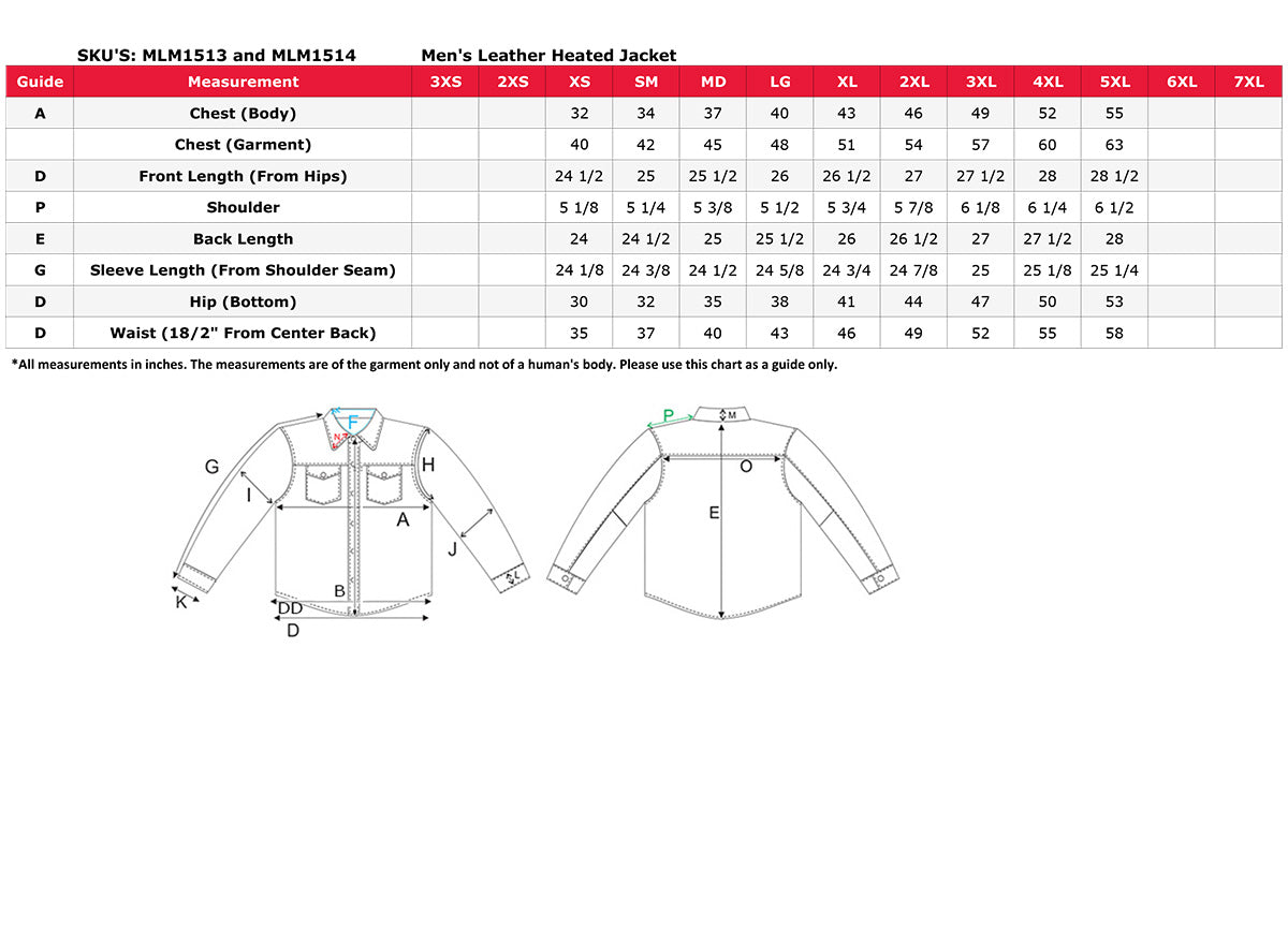 Milwaukee Leather MLM1514SET All Season Black Premium Leather Motorcycle Riders Jacket w/ Heated and Cool-Tec Technology