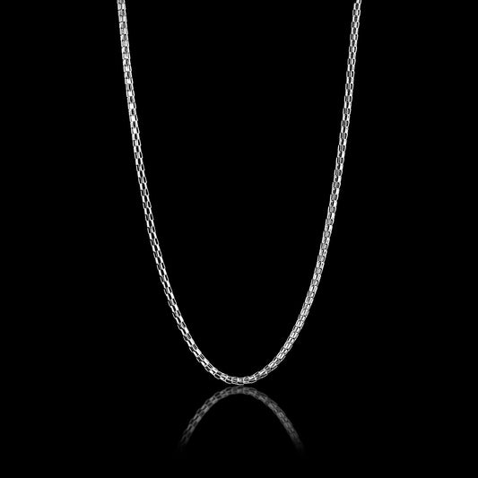 Stainless Steel Round Snake Chain Necklace