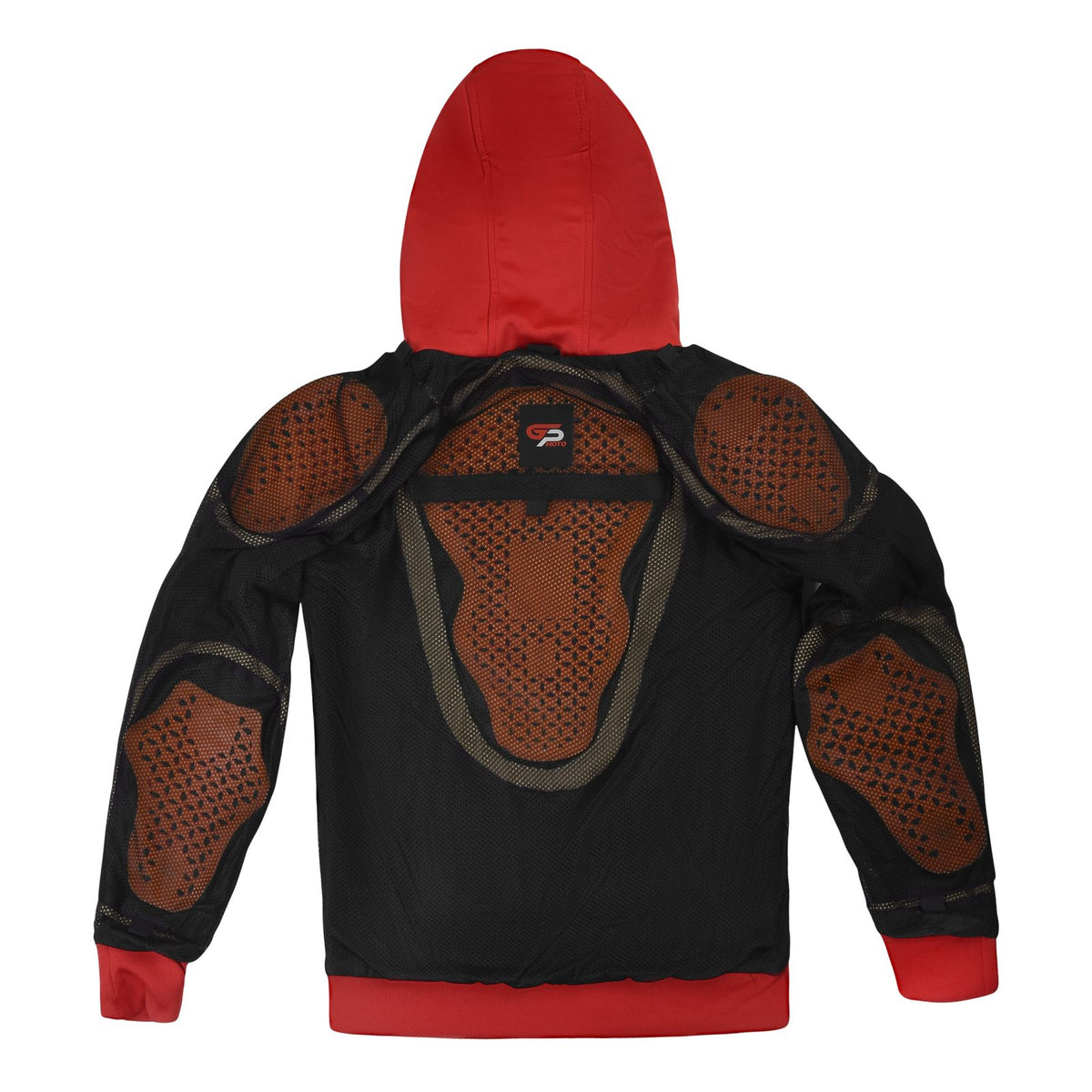 Flex Sheild Armored Hoodies Red (CE Padding)