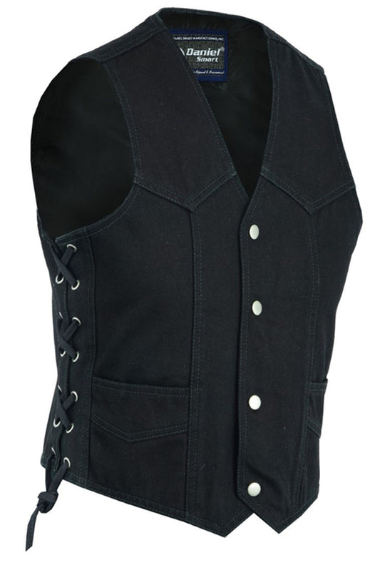 DM9726 Kid's Denim Side Lace Vest