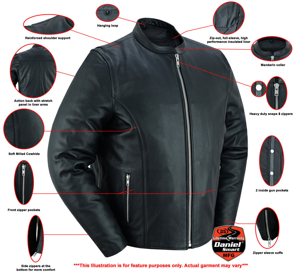 DS738 Men's Classic Scooter Jacket