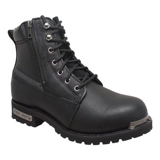 9797M Men's 6' Reflective Double Zipper Biker Boot