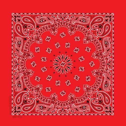 NT4401 Bandana Paisley Red