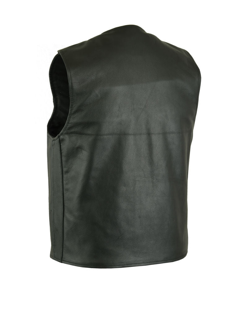 DS125 Men's Single Back Panel Concealed Carry Vest (Buffalo Nickel He