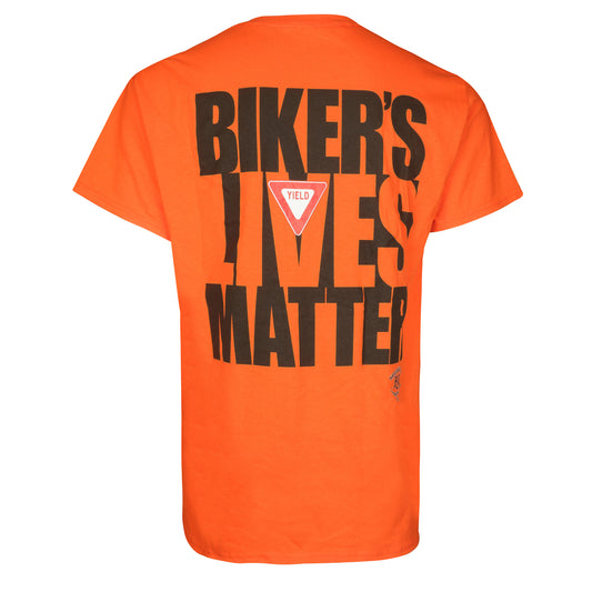Las vidas del motociclista importan - Naranja