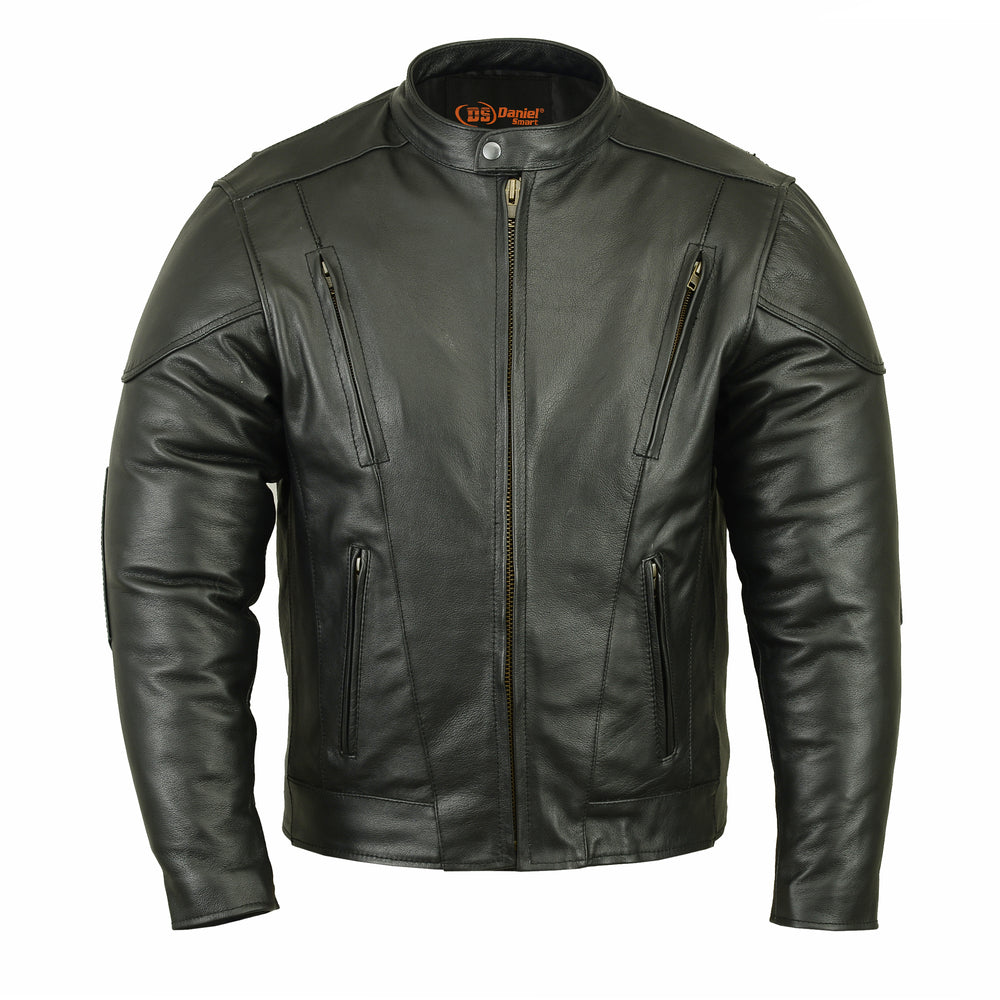 DS779 Men's Vented M/C Jacket w/ Plain Sides