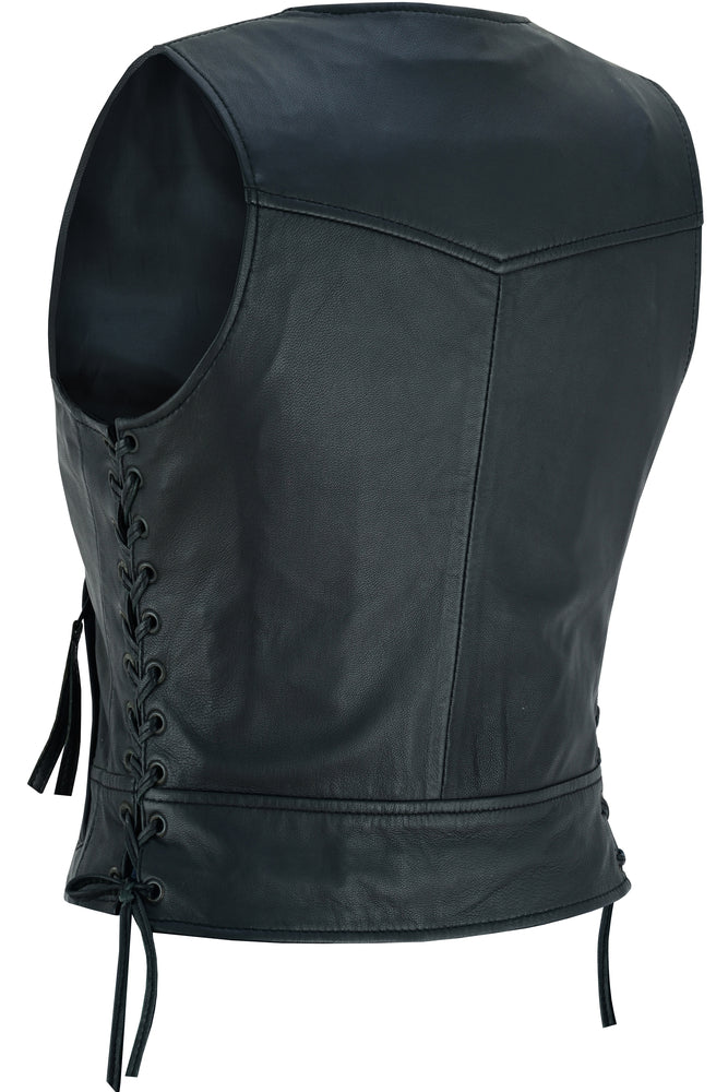 DS241 Women's Lightweight Vest with Rivets Detailing