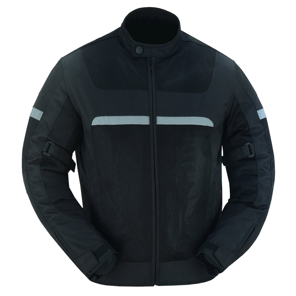 DS764 Men's Racer Mesh Jacket - Black