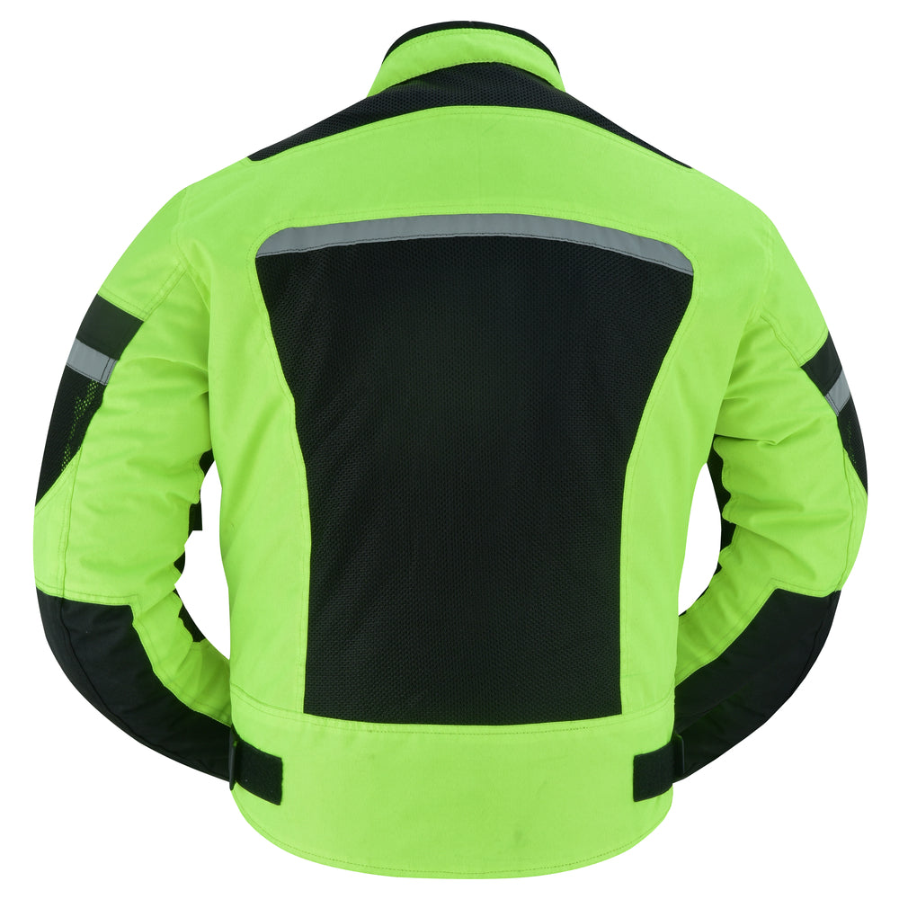 DS763 Men's Racer Mesh Jacket - High Vis