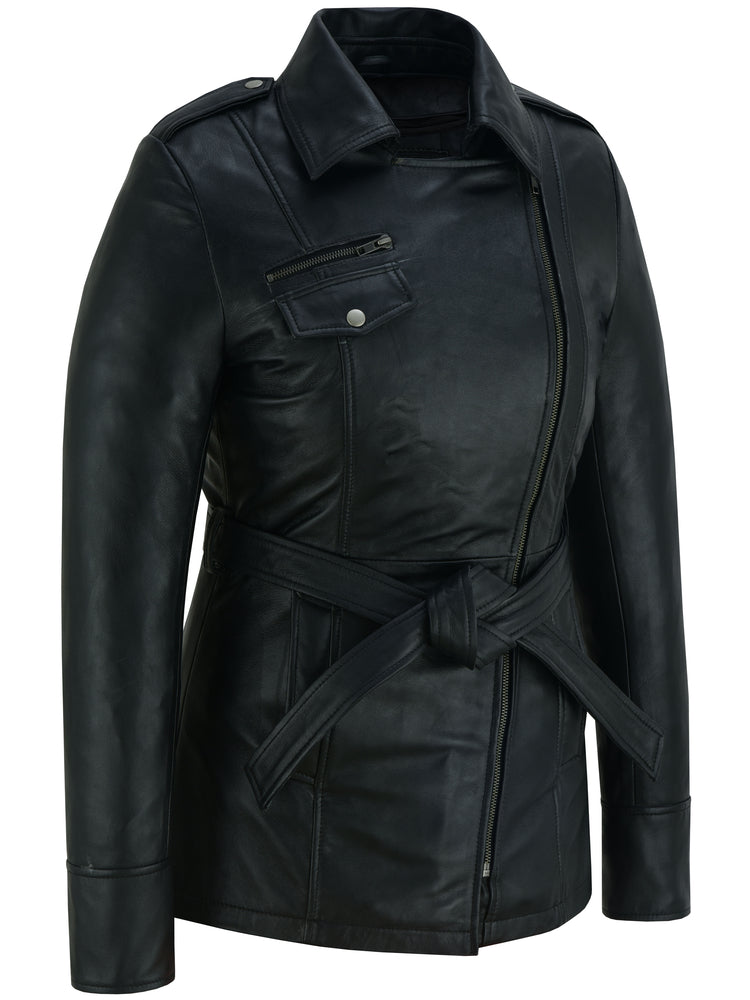 Elan Women's Leather Jacket Black