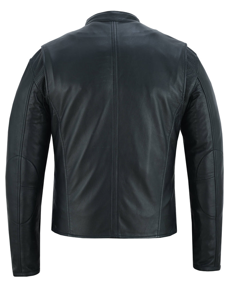 DS742 Men's Lightweight Drum Dyed Naked Lambskin Jacket