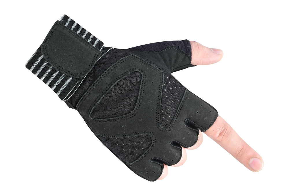 Power Palm Weightlifting and Gym Workout Glove Black