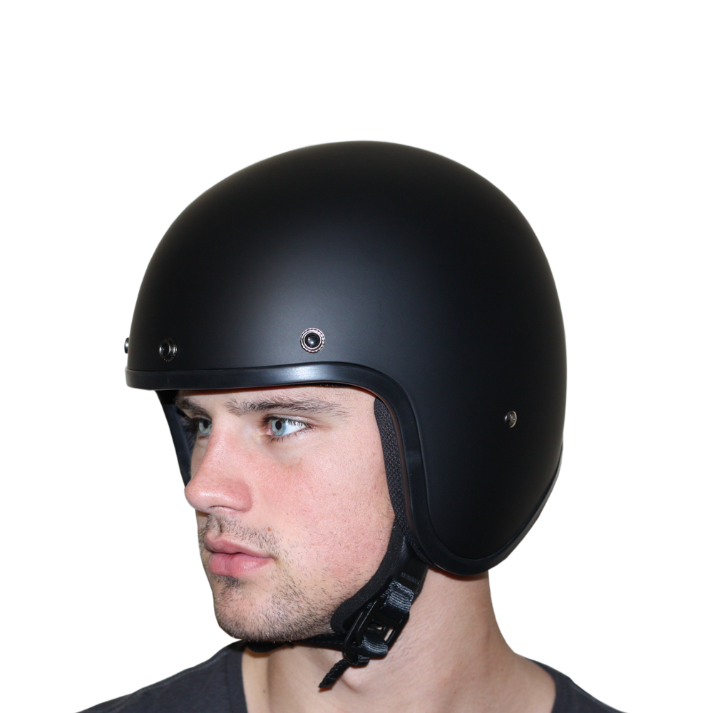 DOT Approved Daytona Cruiser Open Face Motorcycle Helmet - Men, Women & Youth - With Visor & Graphics - W/ Wild Soul