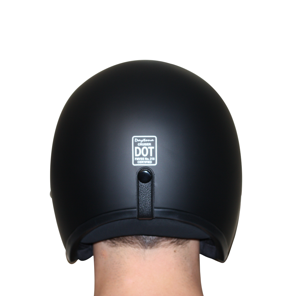 DOT Approved Daytona Cruiser Open Face Motorcycle Helmet - Men, Women & Youth - With Visor & Graphics - W/ Butterfly