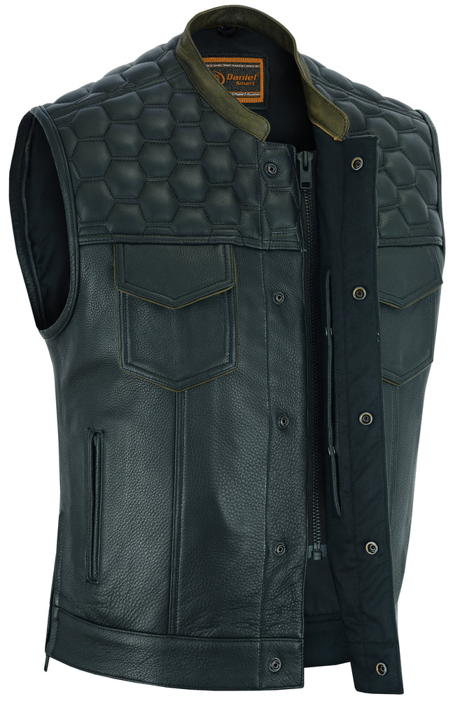 Whiskey Concealed Carry Biker Vest