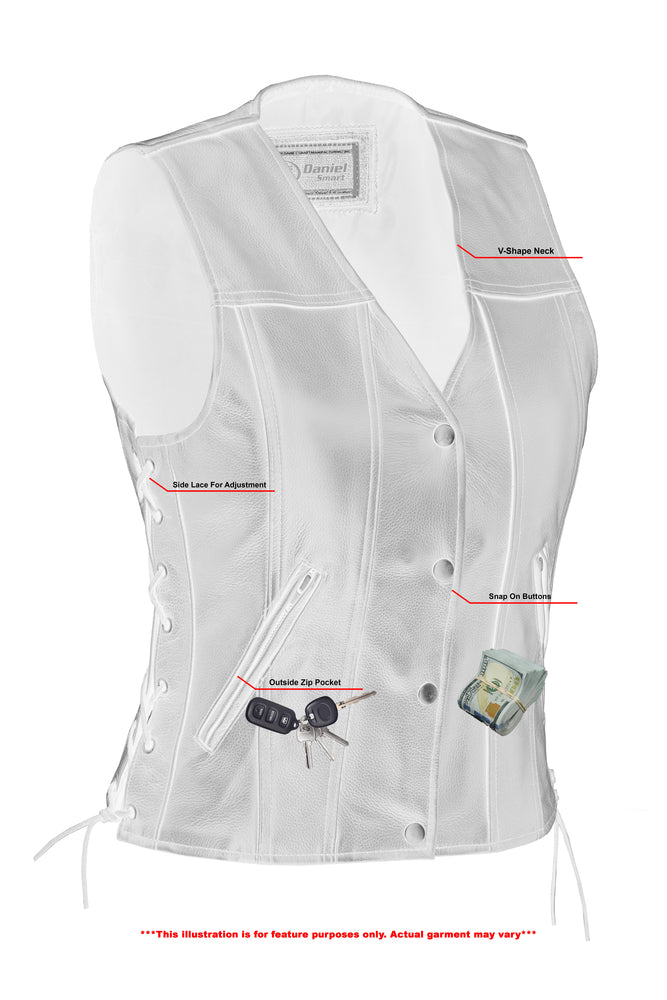 DS205 Women's Single Back Panel Concealed Carry Vest