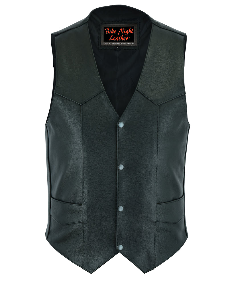 DS104 Men's Plain Side Economy Vest