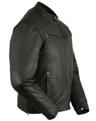 Men's Lightweight Drum Dyed Naked Lambskin Jacket