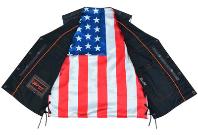 Honor Ride Patriot Leather Biker Vest