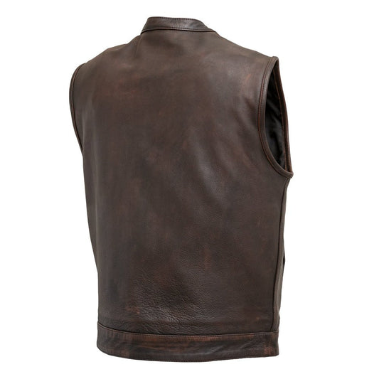 Top Rocker Men's Motorcycle Leather Copper