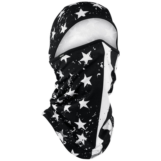 Convertible Balaclava, SportFlex(tm) Series, Black & White Flag